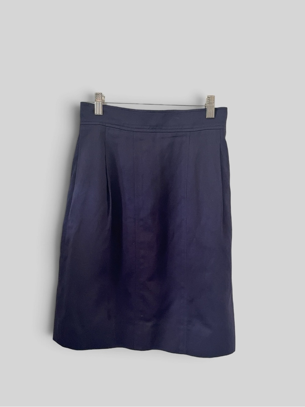 CHANEL Dark Navy A-Line Skirt - Picture 11 of 14